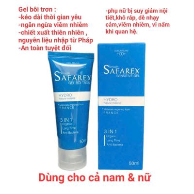 Gel bôi trơn SA FAREX chính hãng Tinh chất bạc hà
