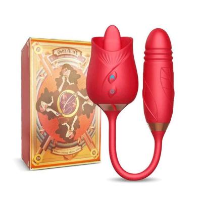 Nơi bán Trứng rung bông hồng rung thụt kết hợp lưỡi liếm massage điểm G